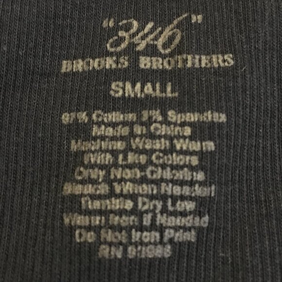 "346" Brooks Brothers Dark Navy Blue Vertical Ribbed Cotton Tank Top - Picture 7 of 11